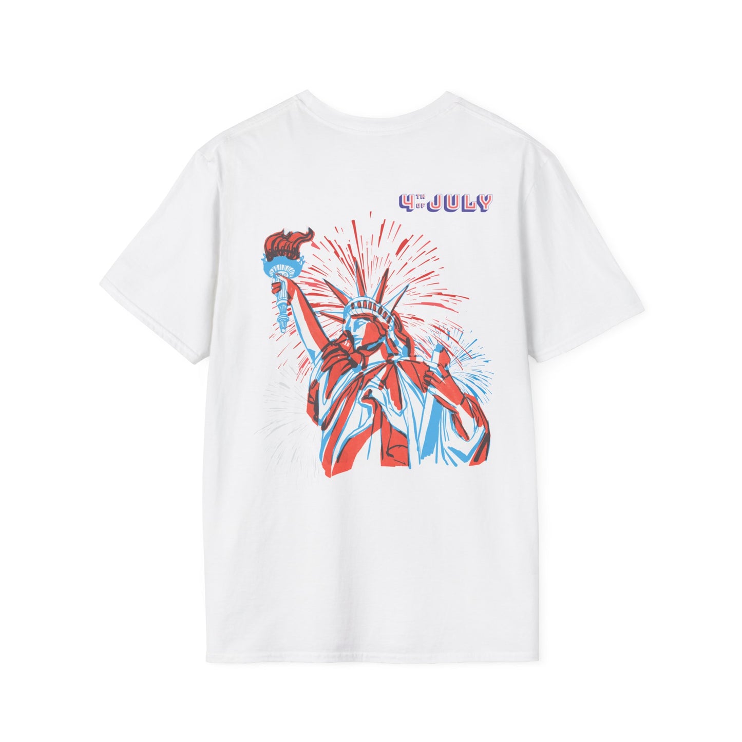 Lady Liberty 4th of July T-Shirt