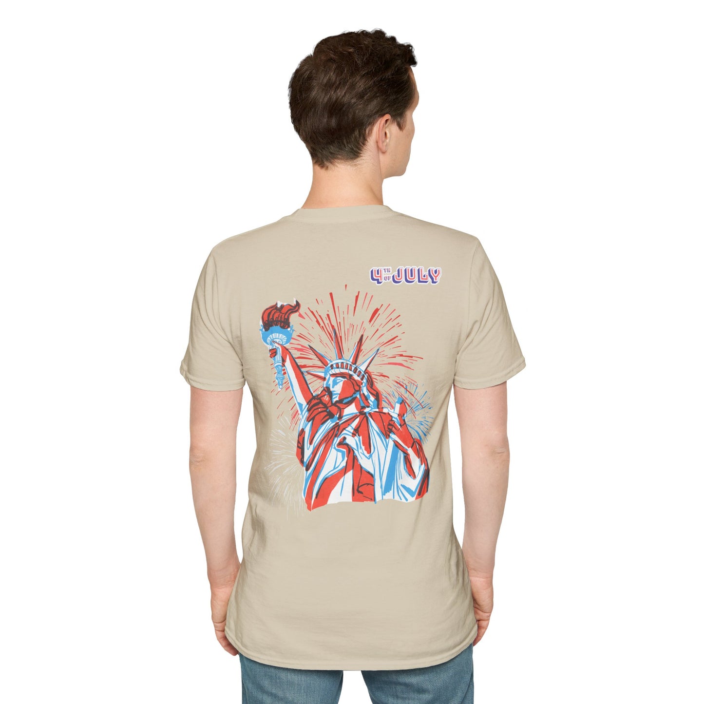 Lady Liberty 4th of July T-Shirt