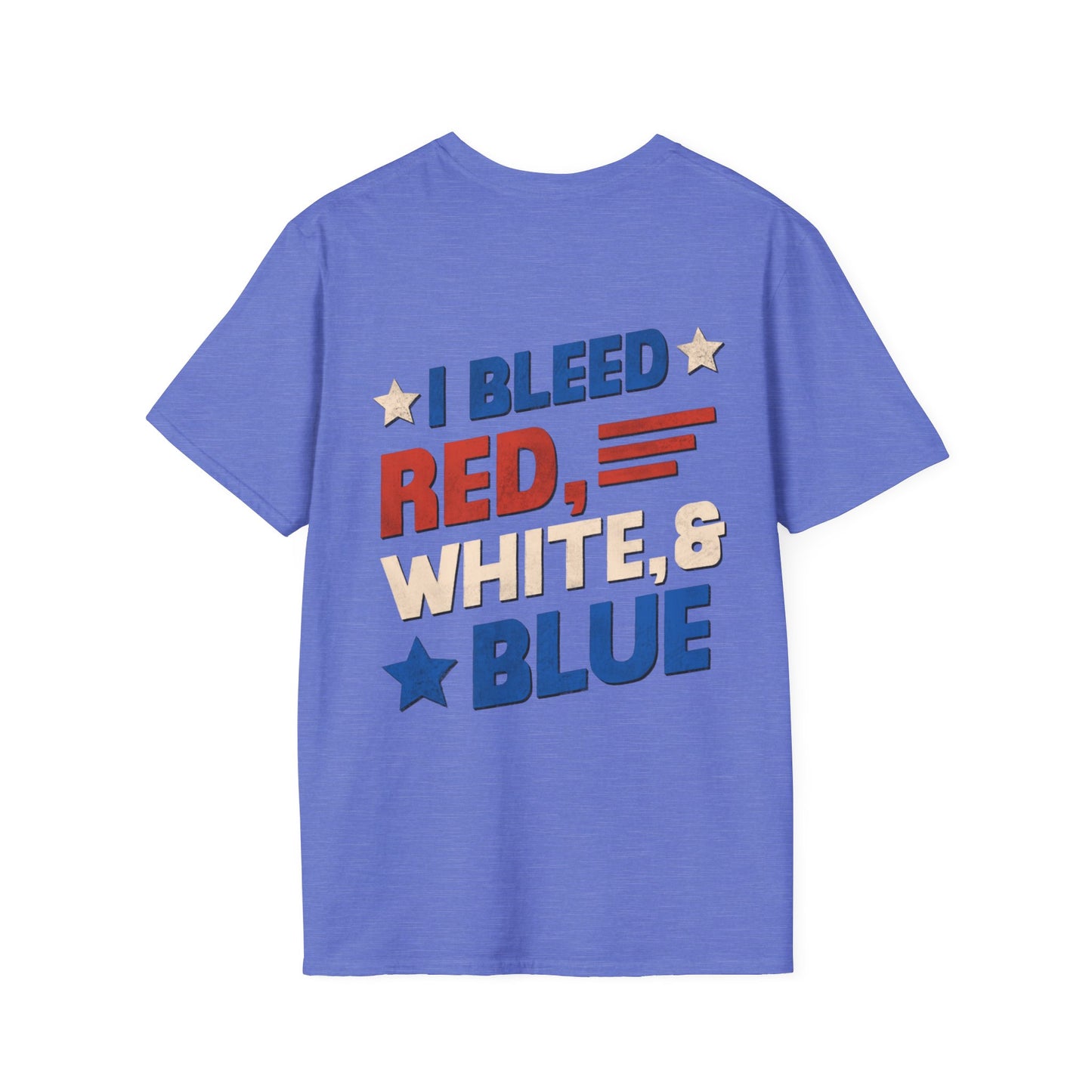 I Bleed Red, White, & Blue 4th of July T-Shirt