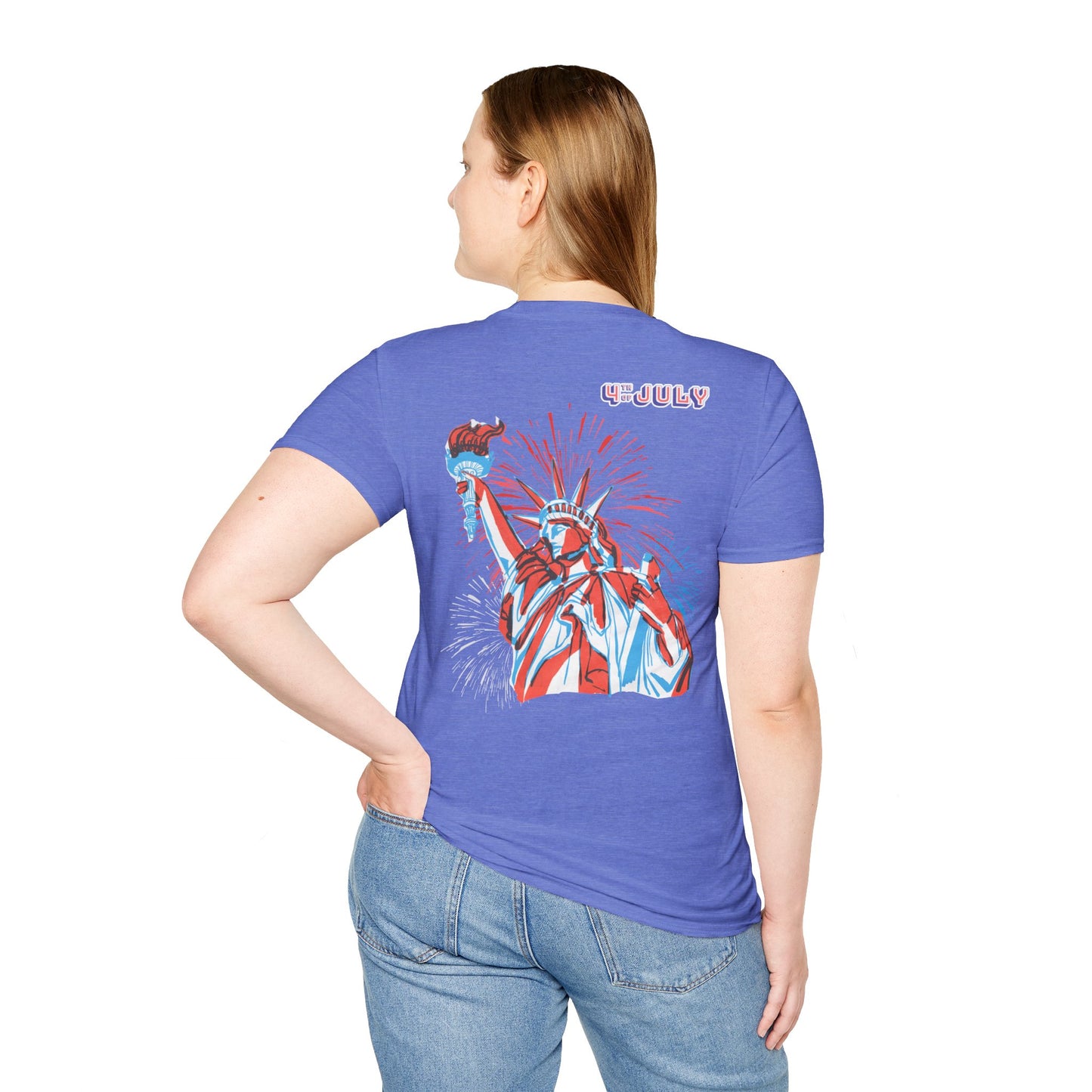 Lady Liberty 4th of July T-Shirt