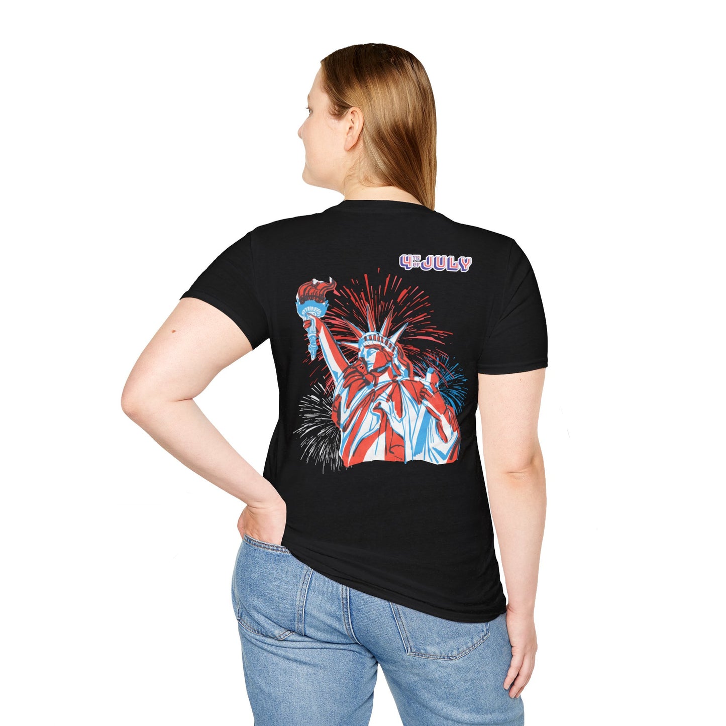 Lady Liberty 4th of July T-Shirt