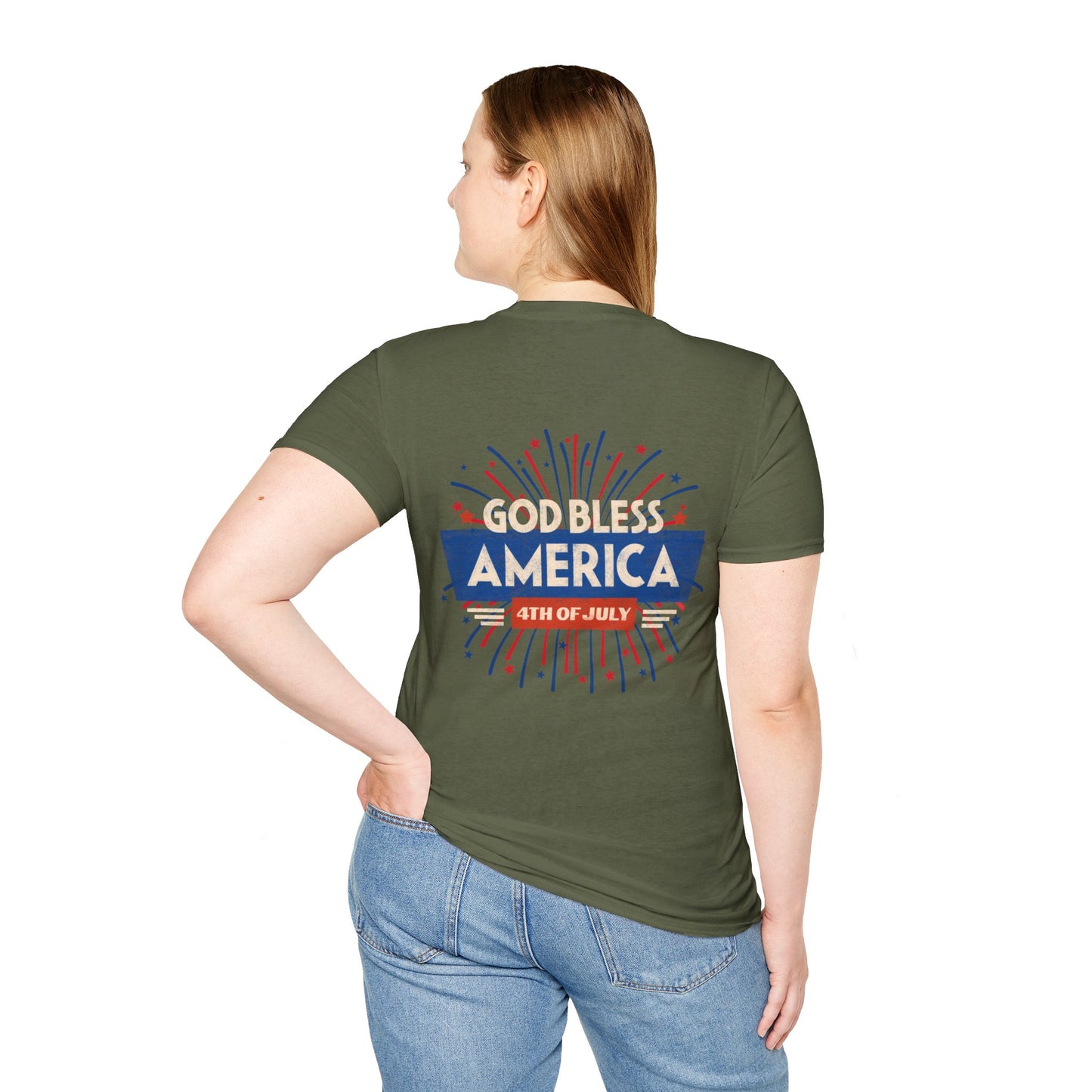 God Bless America 4th of July T-Shirt