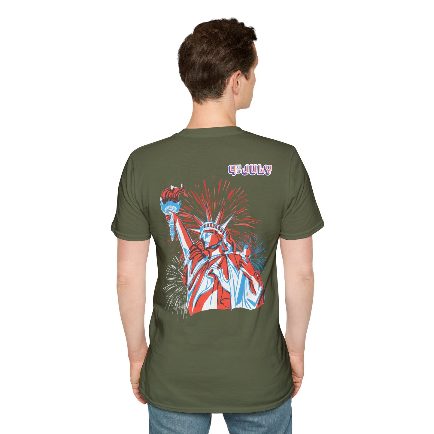 Lady Liberty 4th of July T-Shirt