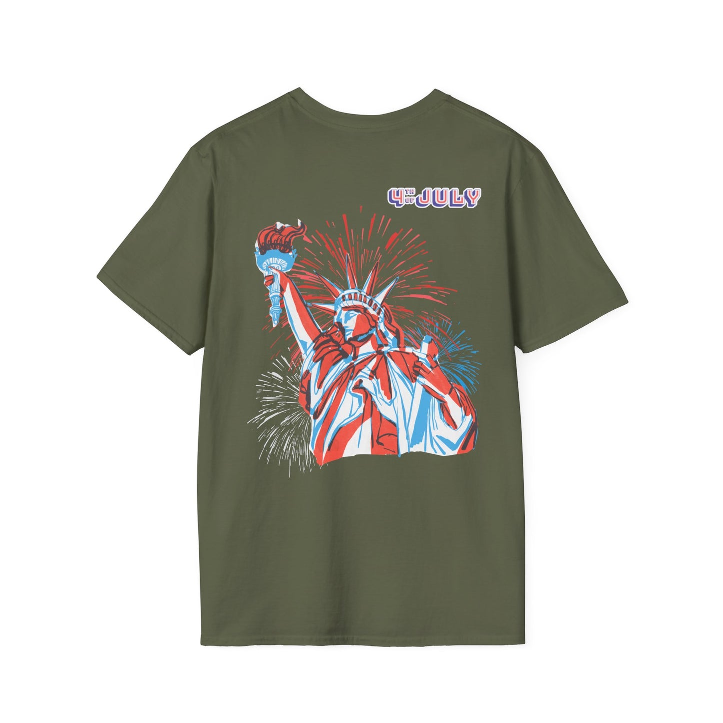 Lady Liberty 4th of July T-Shirt