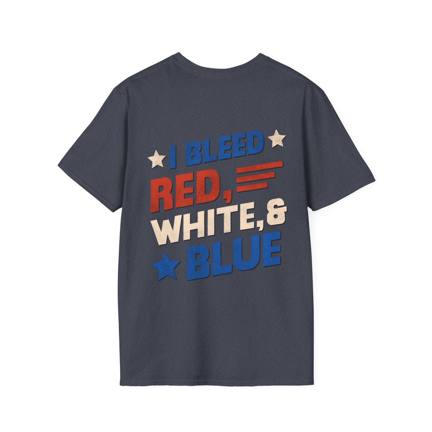 I Bleed Red, White, & Blue 4th of July T-Shirt