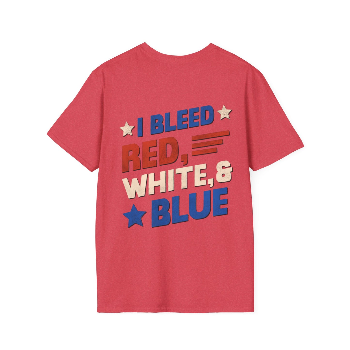 I Bleed Red, White, & Blue 4th of July T-Shirt