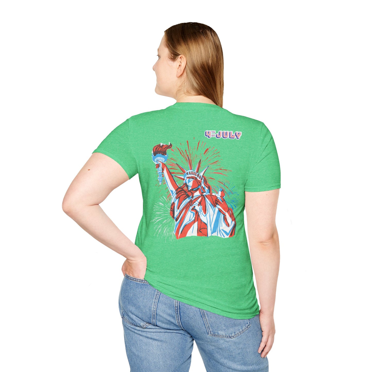 Lady Liberty 4th of July T-Shirt