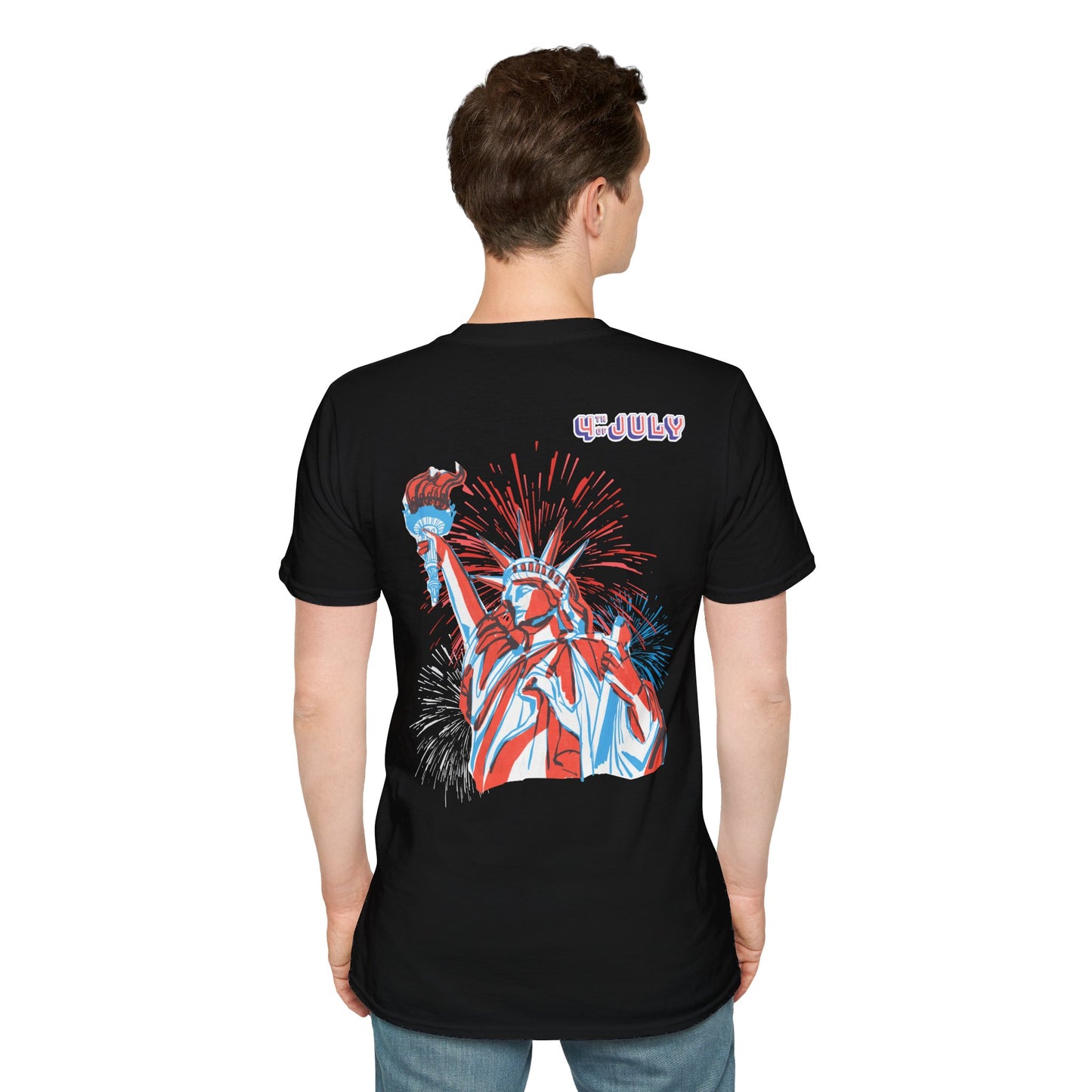 Lady Liberty 4th of July T-Shirt