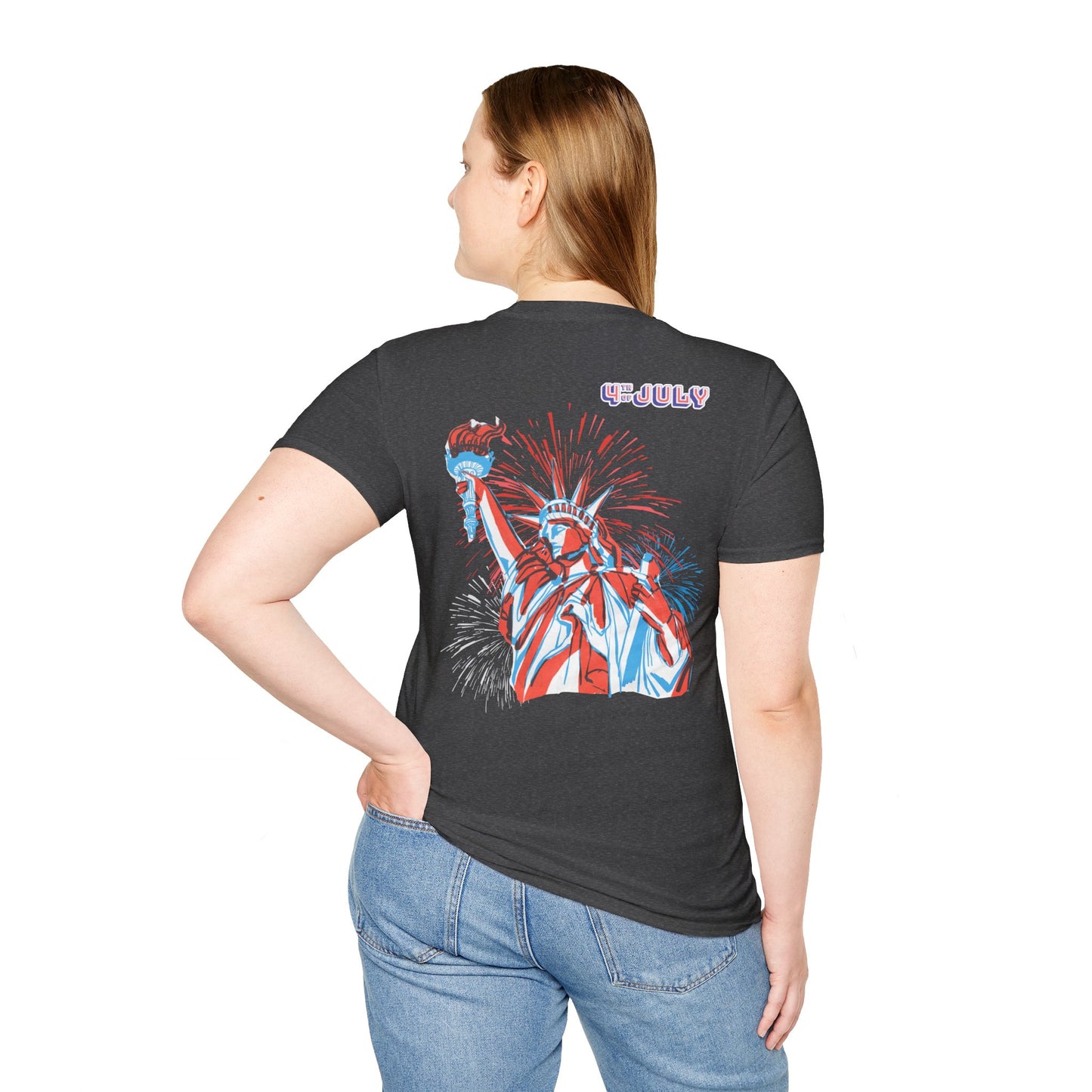 Lady Liberty 4th of July T-Shirt