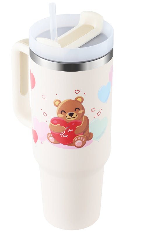 40 Oz Tumbler With Handle Straw Insulated, Stainless Steel Spill Proof Vacuum Coffee Cup Tumbler With Lid Tapered Mug Gifts For Valentine Lover Suitable For Car Gym Office Travel - Blount Express40 Oz Tumbler With Handle Straw Insulated, Stainless Steel Spill Proof Vacuum Coffee Cup Tumbler With Lid Tapered Mug Gifts For Valentine Lover Suitable For Car Gym Office Travel040 Oz Tumbler With Handle Straw Insulated, Stainless Steel Spill Proof Vacuum Coffee Cup Tumbler With Lid Tapered Mug Gifts Fo