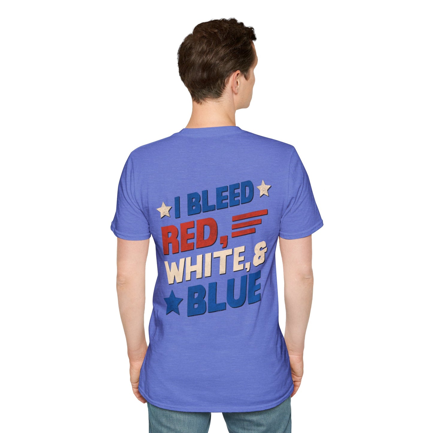 I Bleed Red, White, & Blue 4th of July T-Shirt