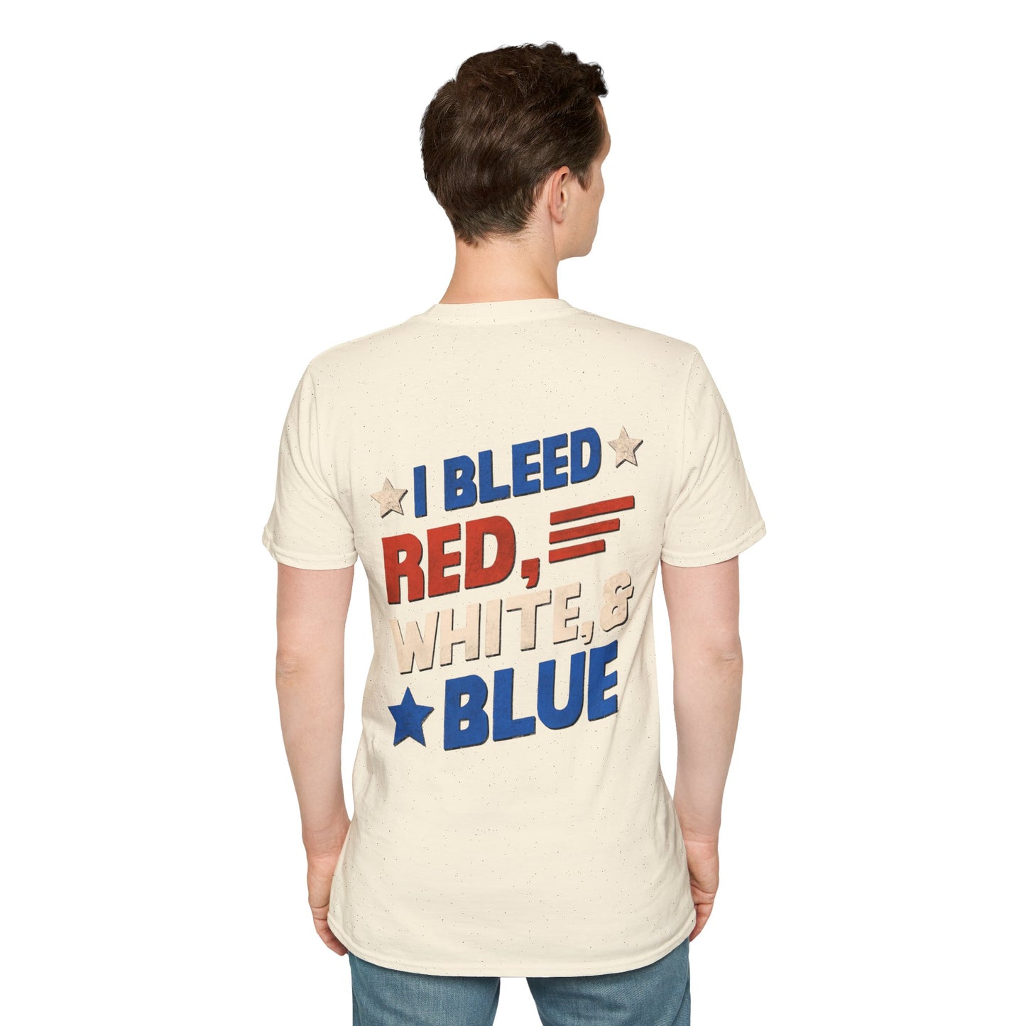 I Bleed Red, White, & Blue 4th of July T-Shirt