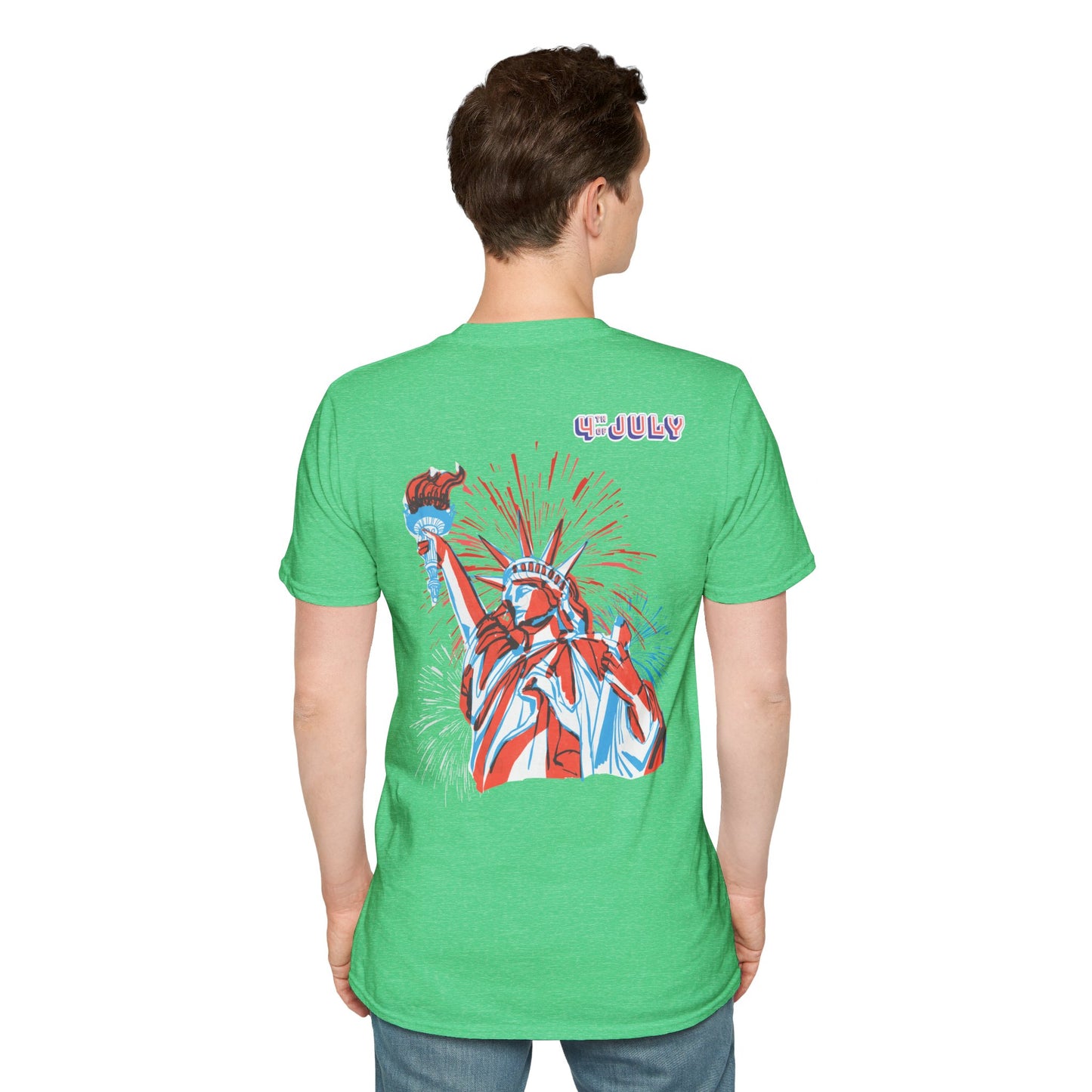 Lady Liberty 4th of July T-Shirt