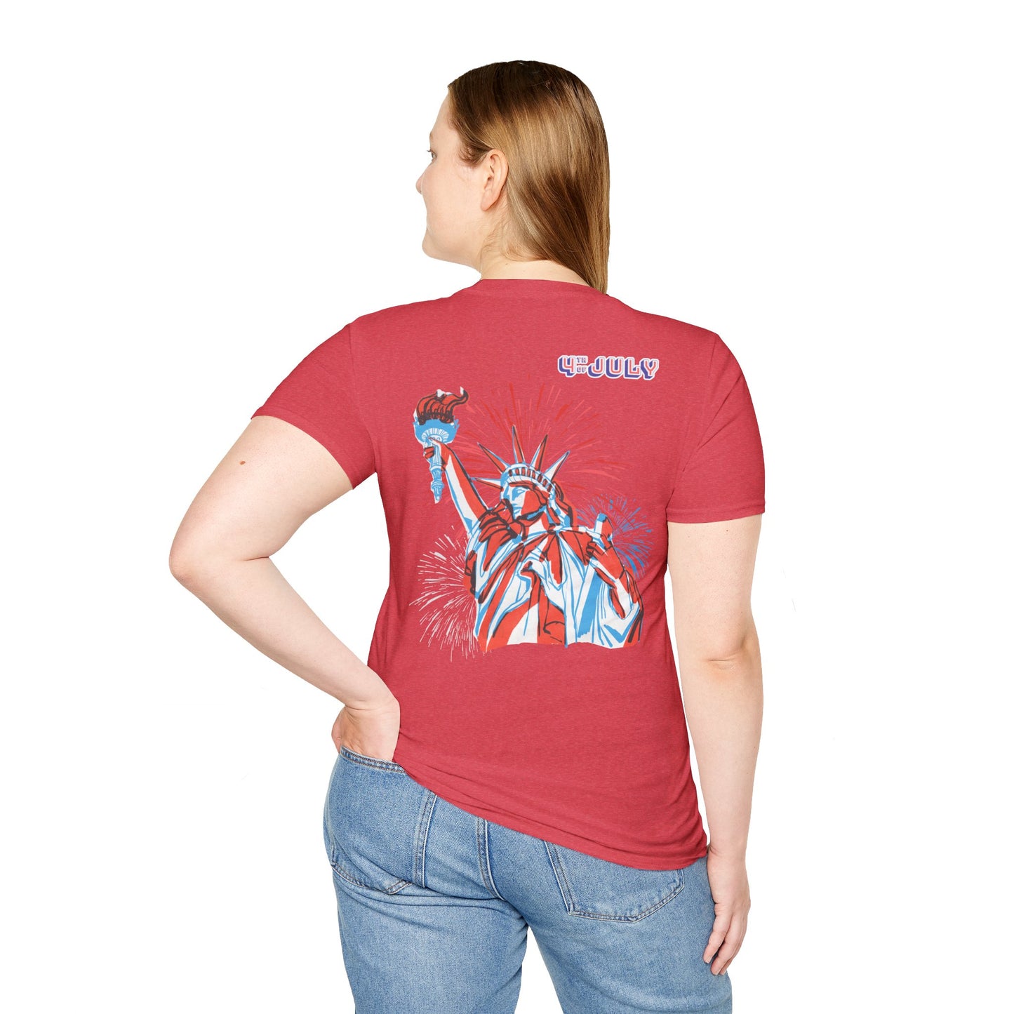 Lady Liberty 4th of July T-Shirt