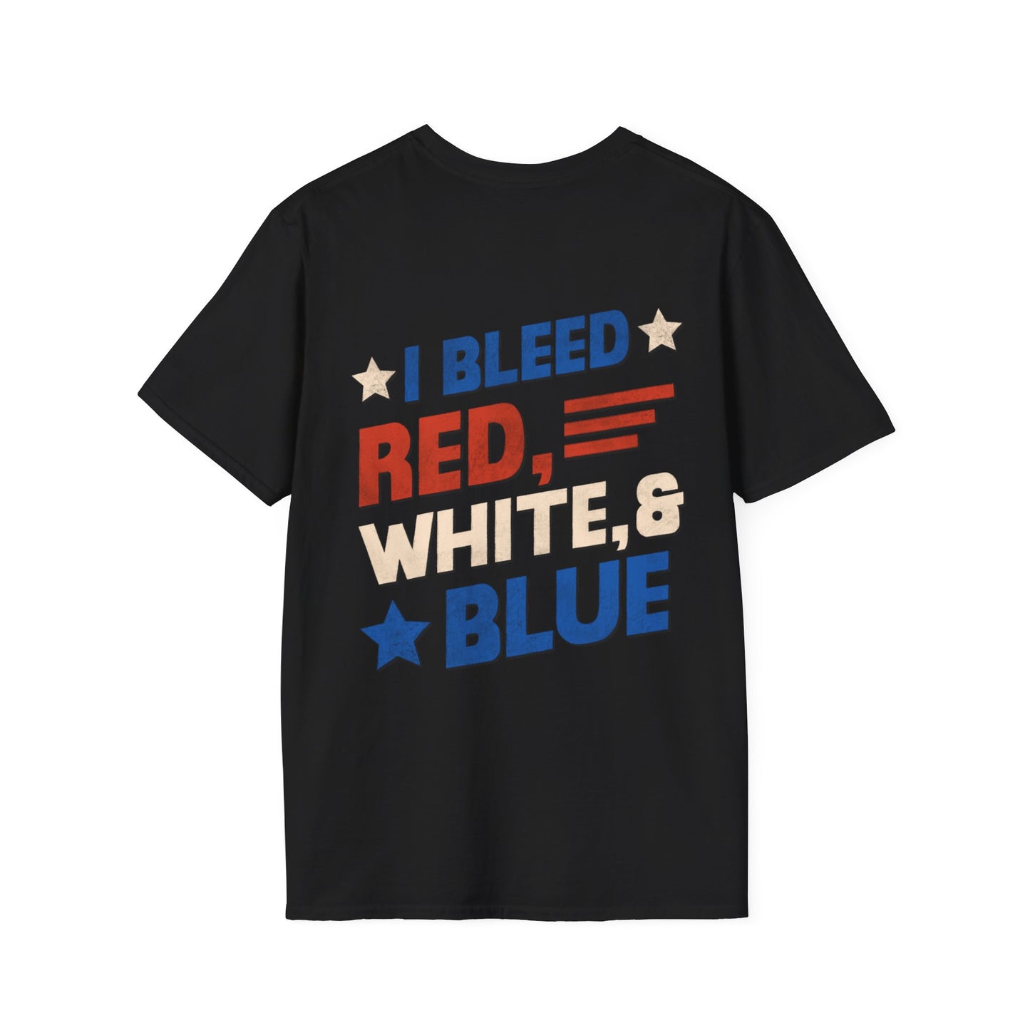 I Bleed Red, White, & Blue 4th of July T-Shirt