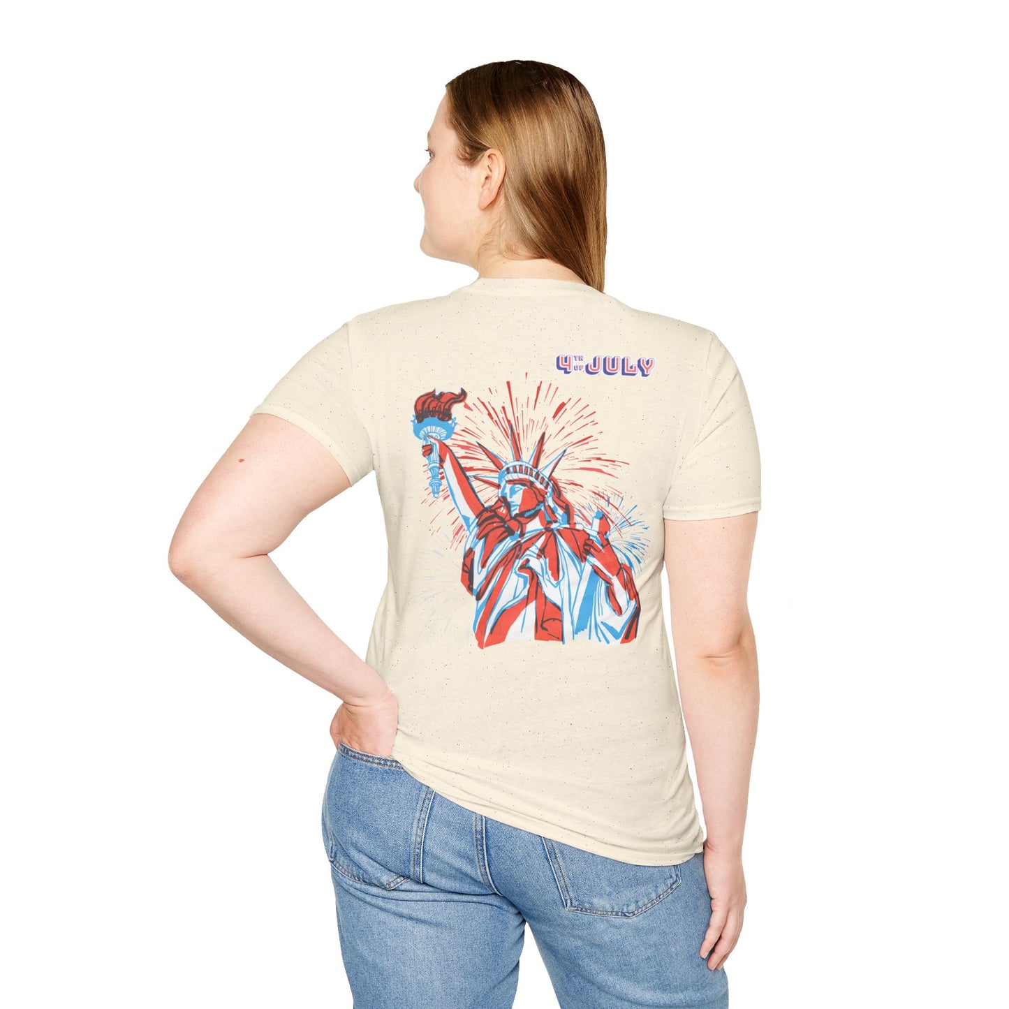 Lady Liberty 4th of July T-Shirt