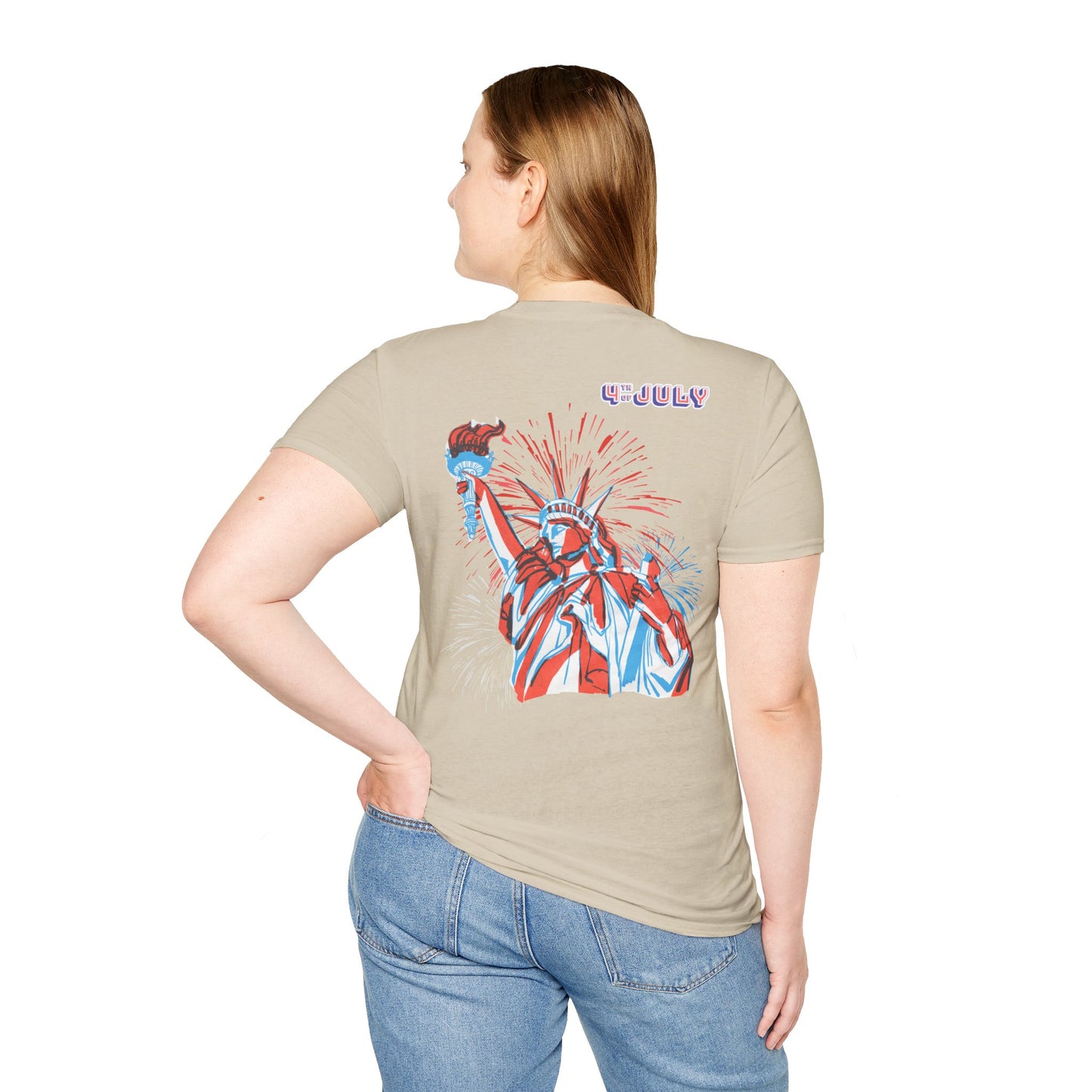 Lady Liberty 4th of July T-Shirt