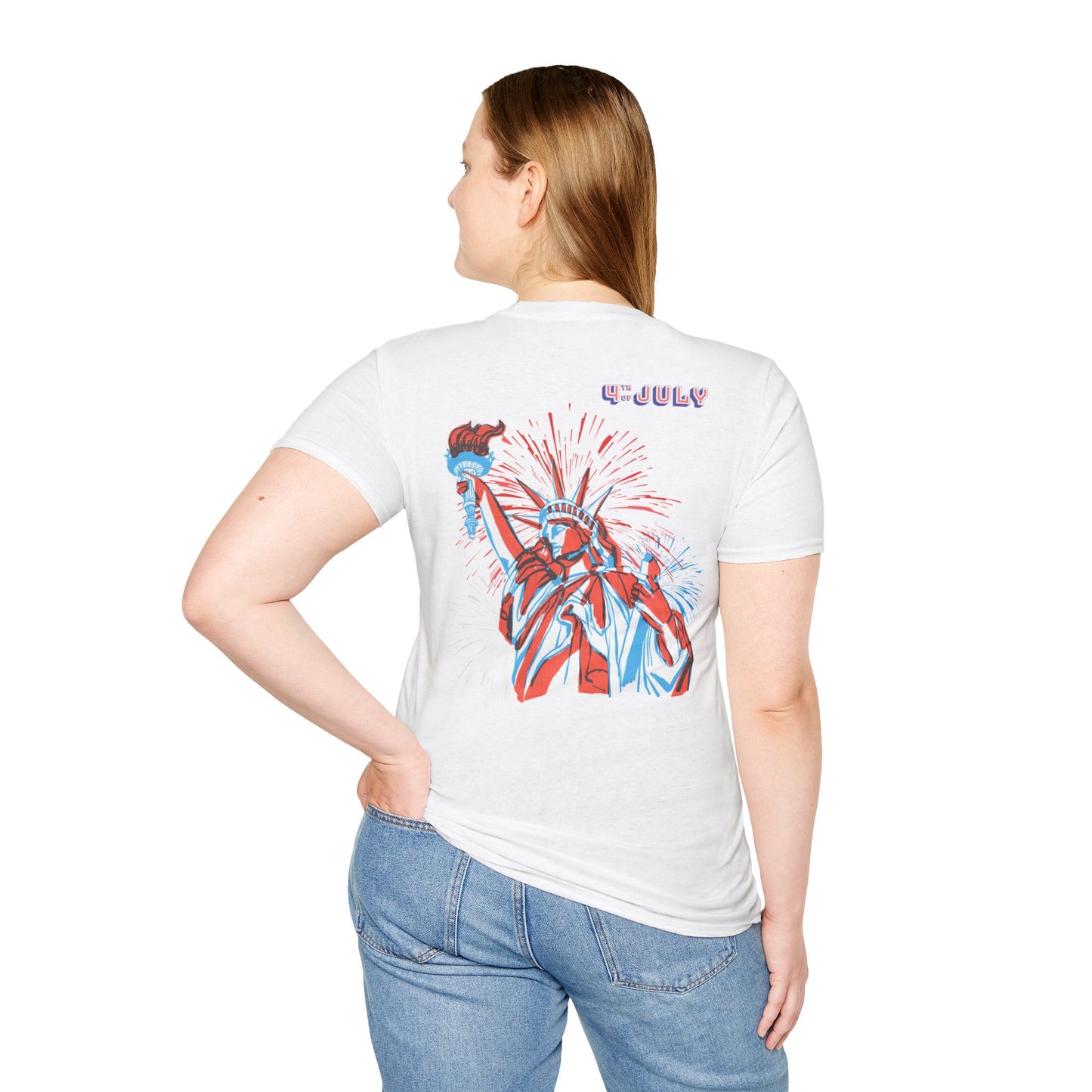 Lady Liberty 4th of July T-Shirt