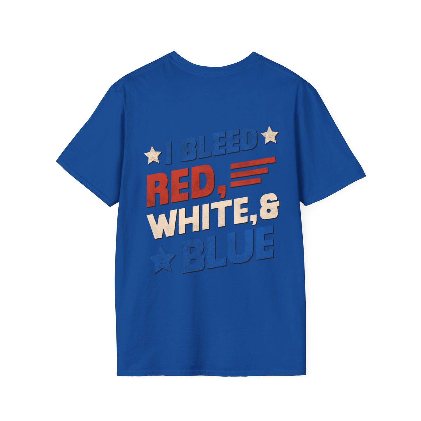 I Bleed Red, White, & Blue 4th of July T-Shirt