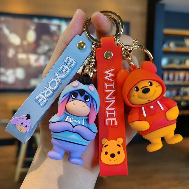 Disney Cartoon Keychain Set