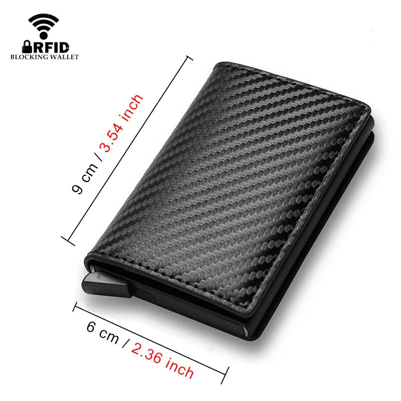 Carbon Fiber Slim Aluminum Men Wallet ID Credit Card Holder Mini RFID Wallet Automatic Pop up Bank Card Case Black Vallet 2023 - Blount ExpressCarbon Fiber Slim Aluminum Men Wallet ID Credit Card Holder Mini RFID Wallet Automatic Pop up Bank Card Case Black Vallet 2023AccesoryCarbon Fiber Slim Aluminum Men Wallet ID Credit Card Holder Mini RFID Wallet Automatic Pop up Bank Card Case Black Vallet 202314:691#Grey