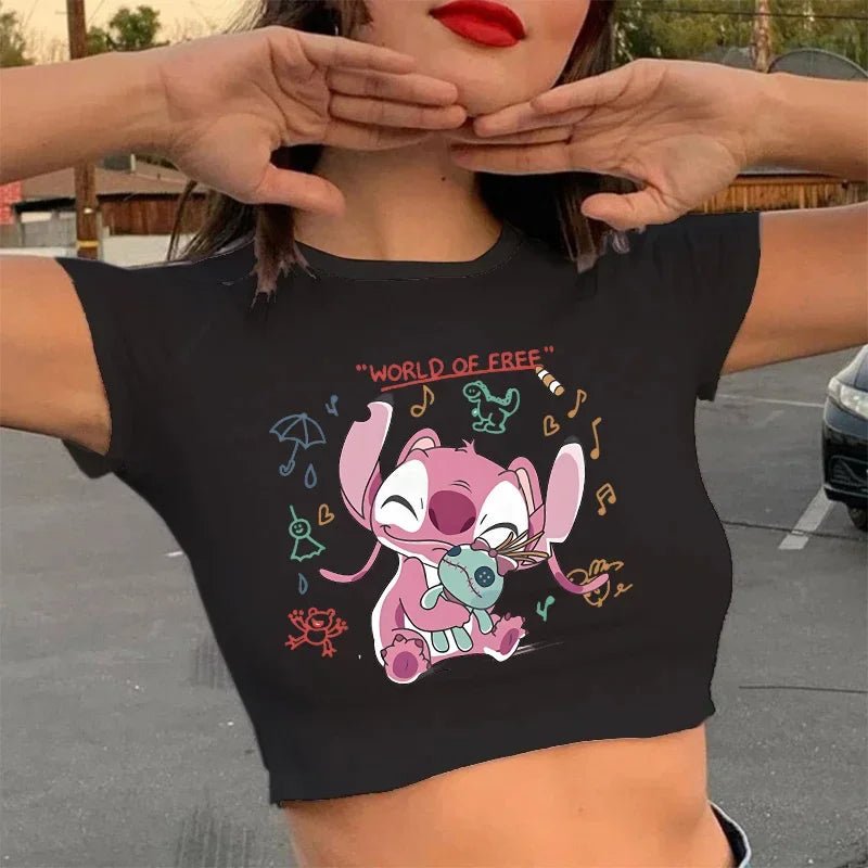 Casual Disney Lilo Stitch Funny T Shirt Women Stitch T-shirt Cropped Graphic Tshirt Streetwear Crop Top Tee Female - Blount ExpressCasual Disney Lilo Stitch Funny T Shirt Women Stitch T-shirt Cropped Graphic Tshirt Streetwear Crop Top Tee FemaleCasual Disney Lilo Stitch Funny T Shirt Women Stitch T-shirt Cropped Graphic Tshirt Streetwear Crop Top Tee Female148392466;20250418;1745003001D5g1e