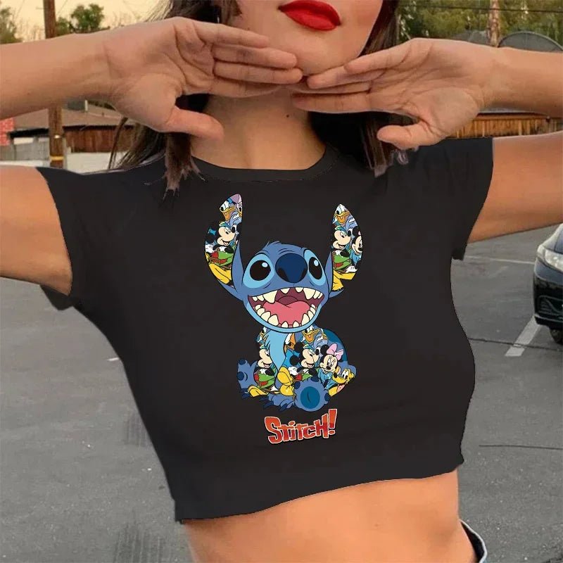 Casual Disney Lilo Stitch Funny T Shirt Women Stitch T-shirt Cropped Graphic Tshirt Streetwear Crop Top Tee Female - Blount ExpressCasual Disney Lilo Stitch Funny T Shirt Women Stitch T-shirt Cropped Graphic Tshirt Streetwear Crop Top Tee FemaleCasual Disney Lilo Stitch Funny T Shirt Women Stitch T-shirt Cropped Graphic Tshirt Streetwear Crop Top Tee Female148392483;20250418;1745003001PInTn