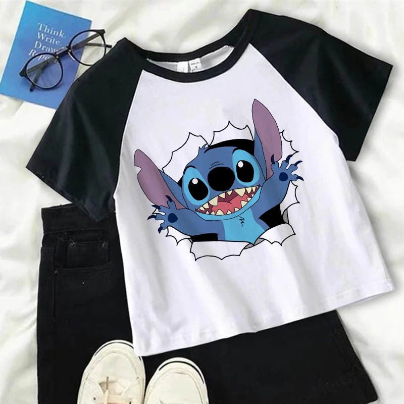 Casual Disney Lilo Stitch Funny T Shirt Women Stitch T-shirt Cropped Graphic Tshirt Streetwear Crop Top Tee Female - Blount ExpressCasual Disney Lilo Stitch Funny T Shirt Women Stitch T-shirt Cropped Graphic Tshirt Streetwear Crop Top Tee FemaleCasual Disney Lilo Stitch Funny T Shirt Women Stitch T-shirt Cropped Graphic Tshirt Streetwear Crop Top Tee Female148392488;20250418;1745003001d2eFQ