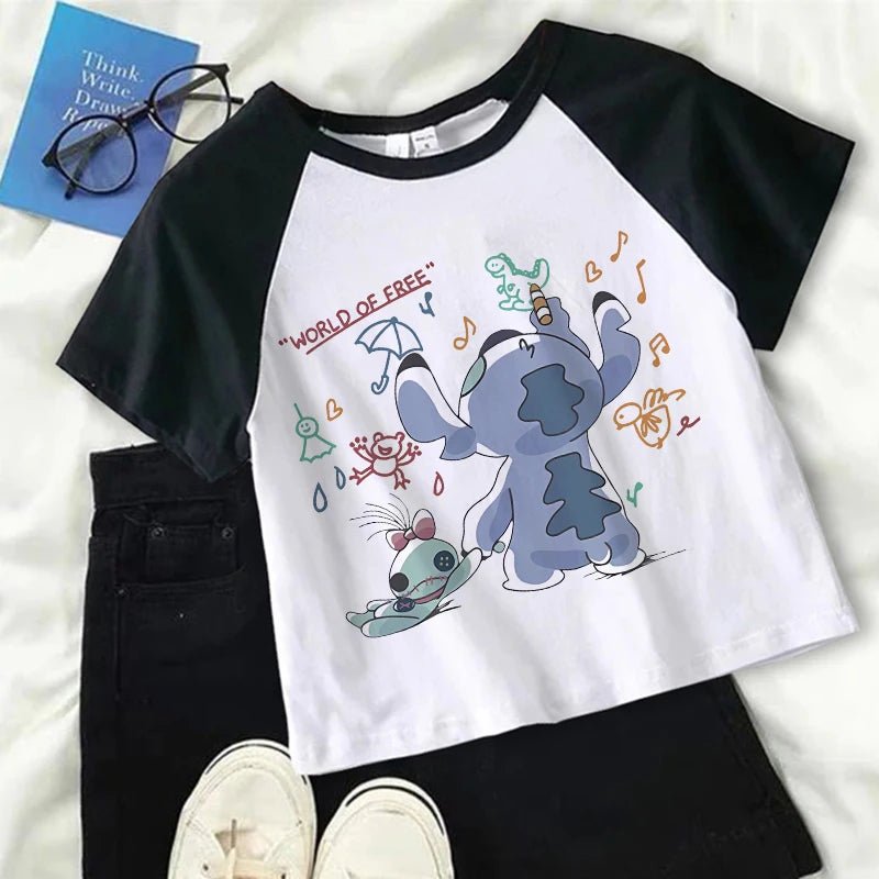 Casual Disney Lilo Stitch Funny T Shirt Women Stitch T-shirt Cropped Graphic Tshirt Streetwear Crop Top Tee Female - Blount ExpressCasual Disney Lilo Stitch Funny T Shirt Women Stitch T-shirt Cropped Graphic Tshirt Streetwear Crop Top Tee FemaleCasual Disney Lilo Stitch Funny T Shirt Women Stitch T-shirt Cropped Graphic Tshirt Streetwear Crop Top Tee Female148392474;20250418;1745003001K7xDN