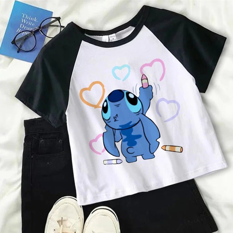 Casual Disney Lilo Stitch Funny T Shirt Women Stitch T-shirt Cropped Graphic Tshirt Streetwear Crop Top Tee Female - Blount ExpressCasual Disney Lilo Stitch Funny T Shirt Women Stitch T-shirt Cropped Graphic Tshirt Streetwear Crop Top Tee FemaleCasual Disney Lilo Stitch Funny T Shirt Women Stitch T-shirt Cropped Graphic Tshirt Streetwear Crop Top Tee Female148392502;20250418;1745003001M0QkU