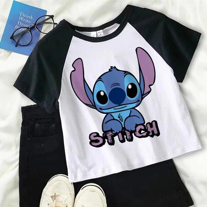Casual Disney Lilo Stitch Funny T Shirt Women Stitch T-shirt Cropped Graphic Tshirt Streetwear Crop Top Tee Female - Blount ExpressCasual Disney Lilo Stitch Funny T Shirt Women Stitch T-shirt Cropped Graphic Tshirt Streetwear Crop Top Tee FemaleCasual Disney Lilo Stitch Funny T Shirt Women Stitch T-shirt Cropped Graphic Tshirt Streetwear Crop Top Tee Female148392475;20250418;174500300106P7I