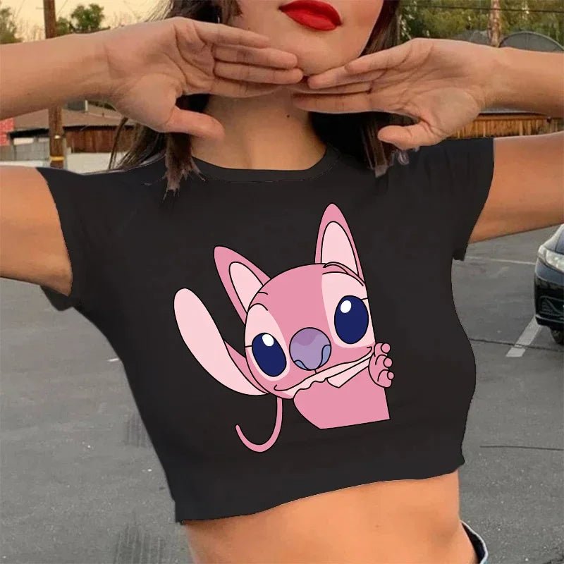 Casual Disney Lilo Stitch Funny T Shirt Women Stitch T-shirt Cropped Graphic Tshirt Streetwear Crop Top Tee Female - Blount ExpressCasual Disney Lilo Stitch Funny T Shirt Women Stitch T-shirt Cropped Graphic Tshirt Streetwear Crop Top Tee FemaleCasual Disney Lilo Stitch Funny T Shirt Women Stitch T-shirt Cropped Graphic Tshirt Streetwear Crop Top Tee Female148392494;20250418;1745003001g0rig