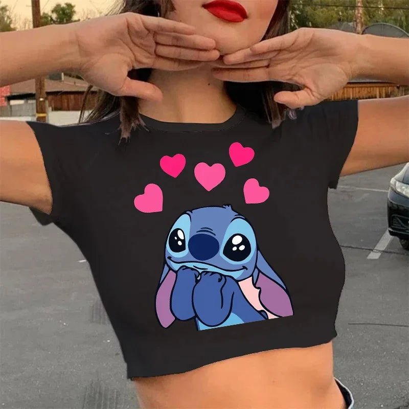 Casual Disney Lilo Stitch Funny T Shirt Women Stitch T-shirt Cropped Graphic Tshirt Streetwear Crop Top Tee Female - Blount ExpressCasual Disney Lilo Stitch Funny T Shirt Women Stitch T-shirt Cropped Graphic Tshirt Streetwear Crop Top Tee FemaleCasual Disney Lilo Stitch Funny T Shirt Women Stitch T-shirt Cropped Graphic Tshirt Streetwear Crop Top Tee Female148392476;20250418;1745003001IPRxC