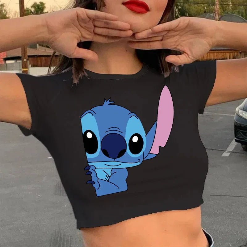 Casual Disney Lilo Stitch Funny T Shirt Women Stitch T-shirt Cropped Graphic Tshirt Streetwear Crop Top Tee Female - Blount ExpressCasual Disney Lilo Stitch Funny T Shirt Women Stitch T-shirt Cropped Graphic Tshirt Streetwear Crop Top Tee FemaleCasual Disney Lilo Stitch Funny T Shirt Women Stitch T-shirt Cropped Graphic Tshirt Streetwear Crop Top Tee Female148392492;20250418;1745003001BQOpY