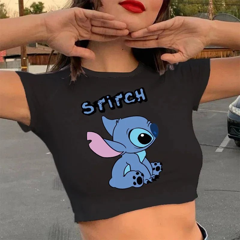 Casual Disney Lilo Stitch Funny T Shirt Women Stitch T-shirt Cropped Graphic Tshirt Streetwear Crop Top Tee Female - Blount ExpressCasual Disney Lilo Stitch Funny T Shirt Women Stitch T-shirt Cropped Graphic Tshirt Streetwear Crop Top Tee FemaleCasual Disney Lilo Stitch Funny T Shirt Women Stitch T-shirt Cropped Graphic Tshirt Streetwear Crop Top Tee Female148392484;20250418;1745003001ZfzlQ
