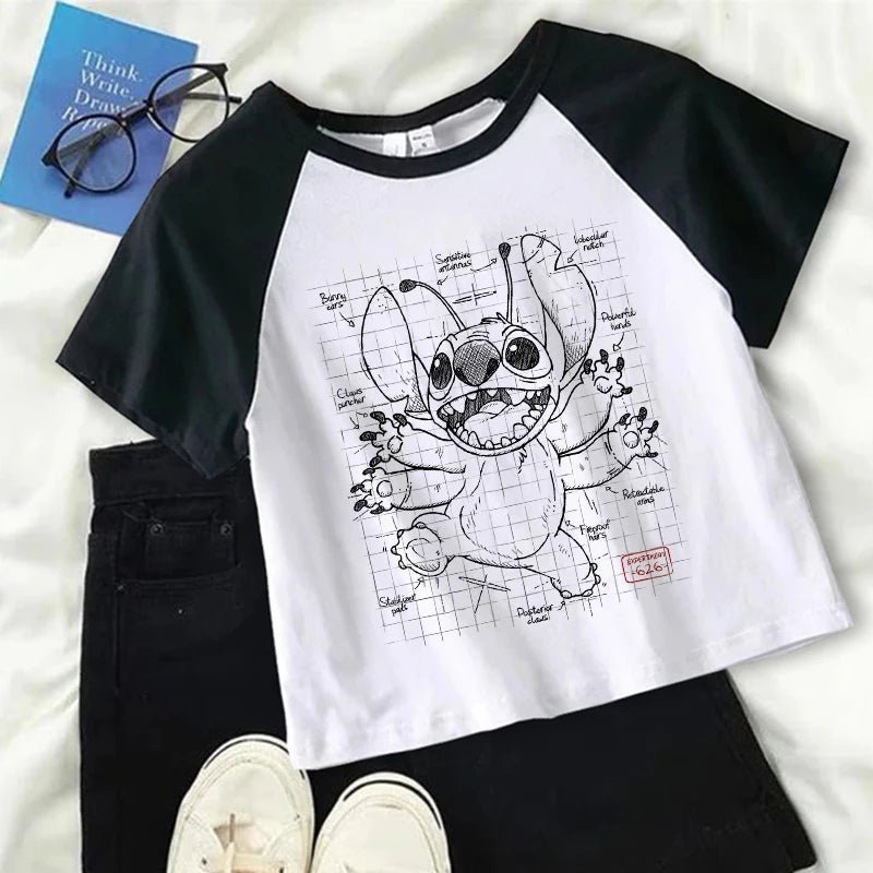Casual Disney Lilo Stitch Funny T Shirt Women Stitch T-shirt Cropped Graphic Tshirt Streetwear Crop Top Tee Female - Blount ExpressCasual Disney Lilo Stitch Funny T Shirt Women Stitch T-shirt Cropped Graphic Tshirt Streetwear Crop Top Tee FemaleCasual Disney Lilo Stitch Funny T Shirt Women Stitch T-shirt Cropped Graphic Tshirt Streetwear Crop Top Tee Female148392498;20250418;17450030014aZFt
