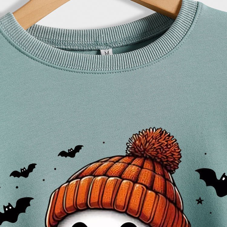 Fashion Long Sleeve Milk Tea Pumpkin Bat Printed Crew Neck Sweatshirt - Blount ExpressFashion Long Sleeve Milk Tea Pumpkin Bat Printed Crew Neck Sweatshirt0Fashion Long Sleeve Milk Tea Pumpkin Bat Printed Crew Neck SweatshirtCJWY211894901AZ