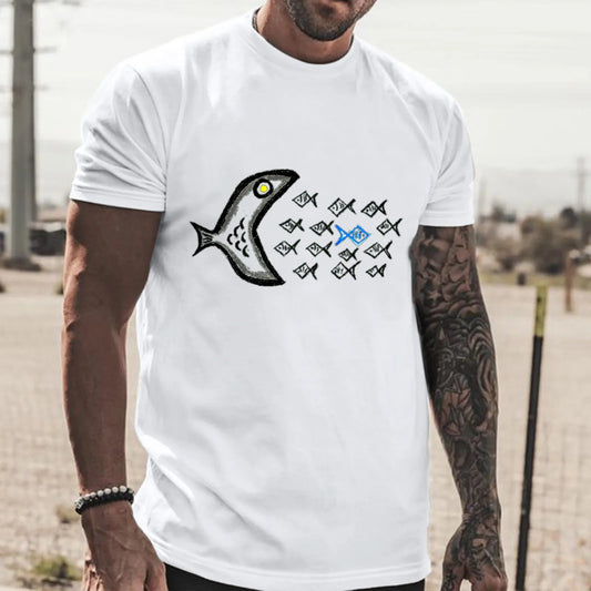 Funny Graphic Fish Print Casual T Shirt for Men Casual Tee - Blount ExpressFunny Graphic Fish Print Casual T Shirt for Men Casual TeeT-shirtsFunny Graphic Fish Print Casual T Shirt for Men Casual Tee148393168;20250418;1745003006qZeDk