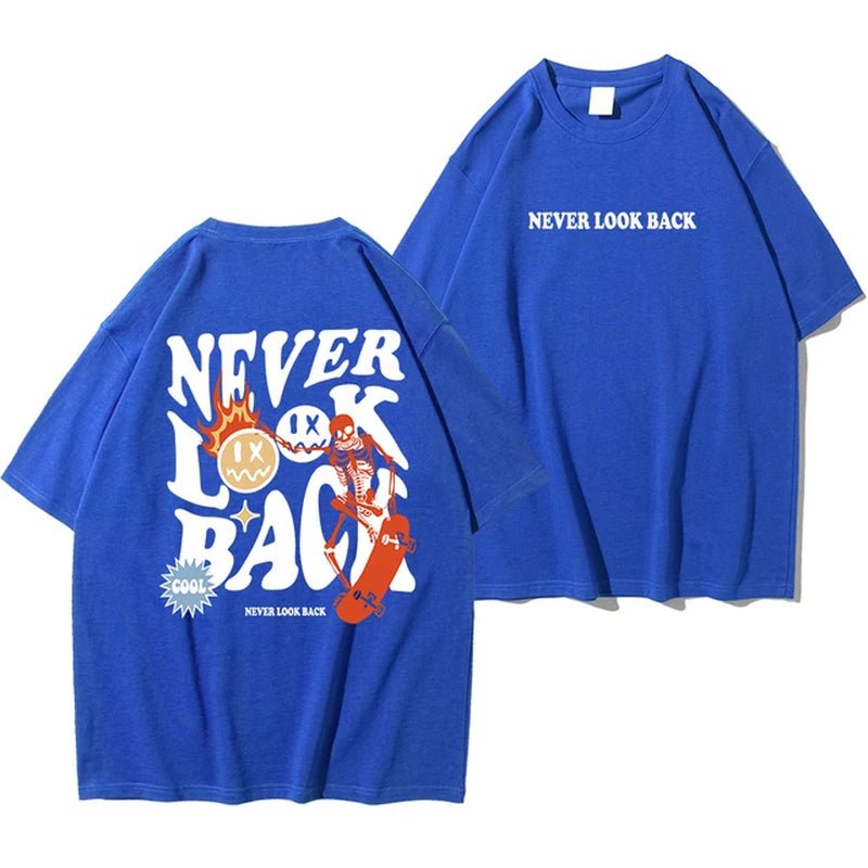 Never Look Back Creative Smile Skull Printing Cartoons Street Print Tshirt Man Loose Tee Clothes Cotton Crewneck Tops T-Shirt - Blount ExpressNever Look Back Creative Smile Skull Printing Cartoons Street Print Tshirt Man Loose Tee Clothes Cotton Crewneck Tops T-ShirtNever Look Back Creative Smile Skull Printing Cartoons Street Print Tshirt Man Loose Tee Clothes Cotton Crewneck Tops T-Shirt2f2fd3dd-4a15-4663-9715-657d1ffac5bd