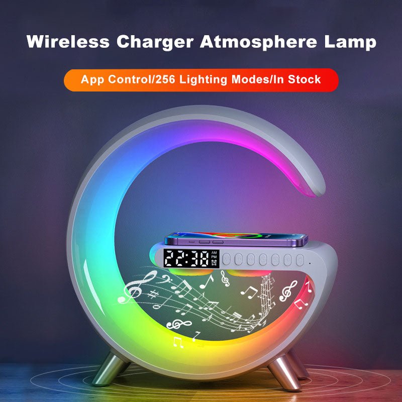 New Intelligent G Shaped LED Lamp Bluetooth Speake Wireless Charger Atmosphere Lamp App Control For Bedroom Home Decor - Blount ExpressNew Intelligent G Shaped LED Lamp Bluetooth Speake Wireless Charger Atmosphere Lamp App Control For Bedroom Home DecorElectronicsNew Intelligent G Shaped LED Lamp Bluetooth Speake Wireless Charger Atmosphere Lamp App Control For Bedroom Home DecorCJJT161368265MN