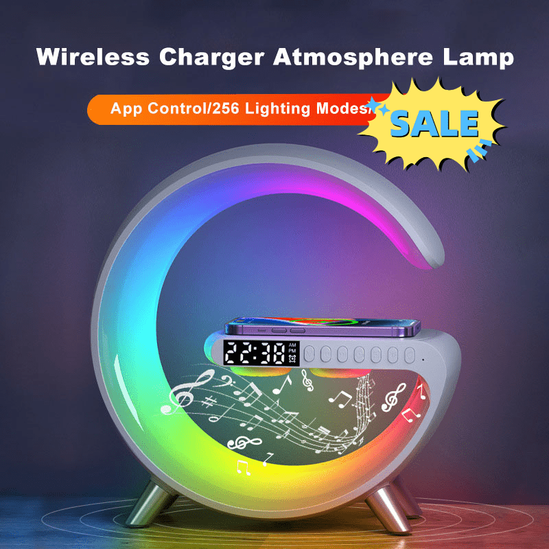 New Intelligent G Shaped LED Lamp Bluetooth Speake Wireless Charger Atmosphere Lamp App Control For Bedroom Home Decor - Blount ExpressNew Intelligent G Shaped LED Lamp Bluetooth Speake Wireless Charger Atmosphere Lamp App Control For Bedroom Home DecorElectronicsNew Intelligent G Shaped LED Lamp Bluetooth Speake Wireless Charger Atmosphere Lamp App Control For Bedroom Home DecorCJJT161368265MN