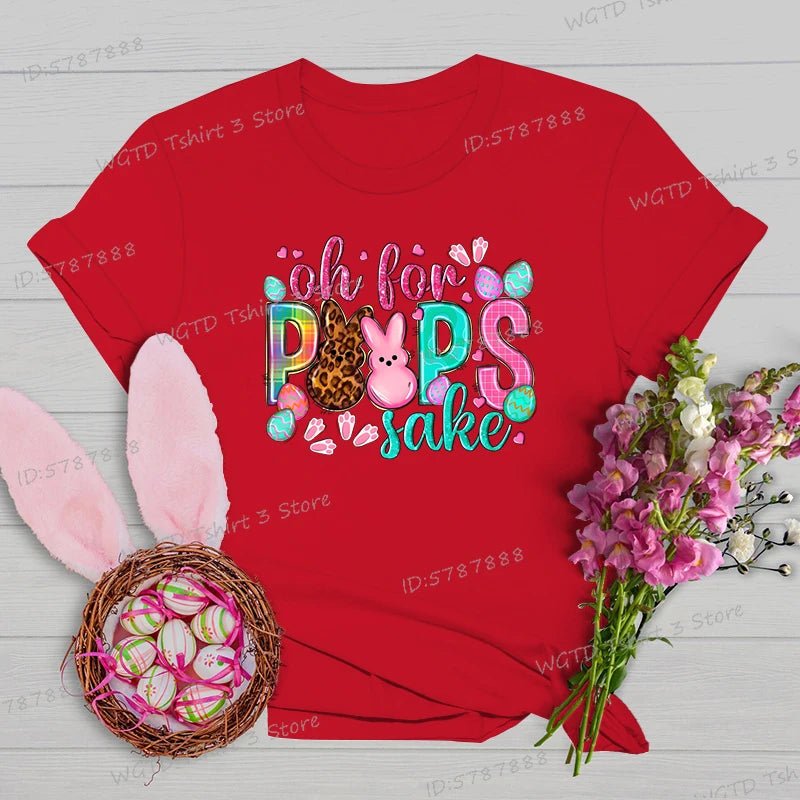 Oh for Peeps Sake Easter T-shirts Cute Bunny Leopard Print Crew Neck T-shirt Cartoon Rabbit Womens Easter Day Classic Tops Tees - Blount ExpressOh for Peeps Sake Easter T-shirts Cute Bunny Leopard Print Crew Neck T-shirt Cartoon Rabbit Womens Easter Day Classic Tops TeesT-shirtsOh for Peeps Sake Easter T-shirts Cute Bunny Leopard Print Crew Neck T-shirt Cartoon Rabbit Womens Easter Day Classic Tops Tees126478650;20250226;1740540189n4Xts