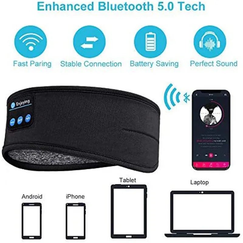 Original Wireless Bluetooth Headset Sport Sleep Headband 5.0 Earbuds Eye Mask Fone Bluetooth Earphones Wireless Headphones - Blount ExpressOriginal Wireless Bluetooth Headset Sport Sleep Headband 5.0 Earbuds Eye Mask Fone Bluetooth Earphones Wireless HeadphonesHeadwearOriginal Wireless Bluetooth Headset Sport Sleep Headband 5.0 Earbuds Eye Mask Fone Bluetooth Earphones Wireless Headphones14:29#Gray Headband