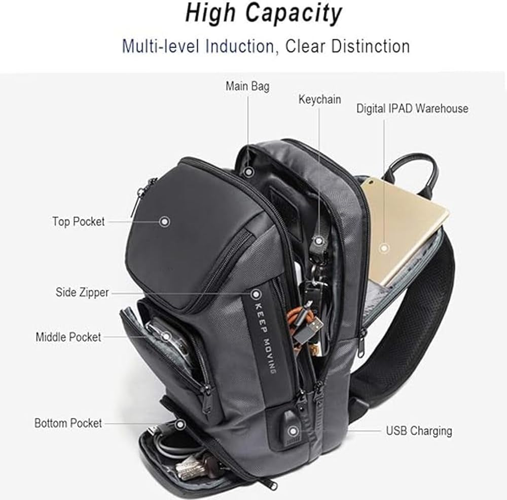 OZUKO Sling Backpack Sling Bag Crossbody Backpack Shoulder Casual Daypack Rucksack for Men - Blount ExpressOZUKO Sling Backpack Sling Bag Crossbody Backpack Shoulder Casual Daypack Rucksack for MenOZUKO Sling Backpack Sling Bag Crossbody Backpack Shoulder Casual Daypack Rucksack for Men84d4a6cf-e95d-4113-9b3b-fddd597edb0e