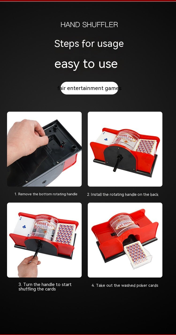 Poker Card Hand Shuffler Easy Hand Cranked Casino Card Shuffling Machine For Blackjack Poker Texas - Blount ExpressPoker Card Hand Shuffler Easy Hand Cranked Casino Card Shuffling Machine For Blackjack Poker TexasElectronicsPoker Card Hand Shuffler Easy Hand Cranked Casino Card Shuffling Machine For Blackjack Poker TexasCJYD190544201AZ