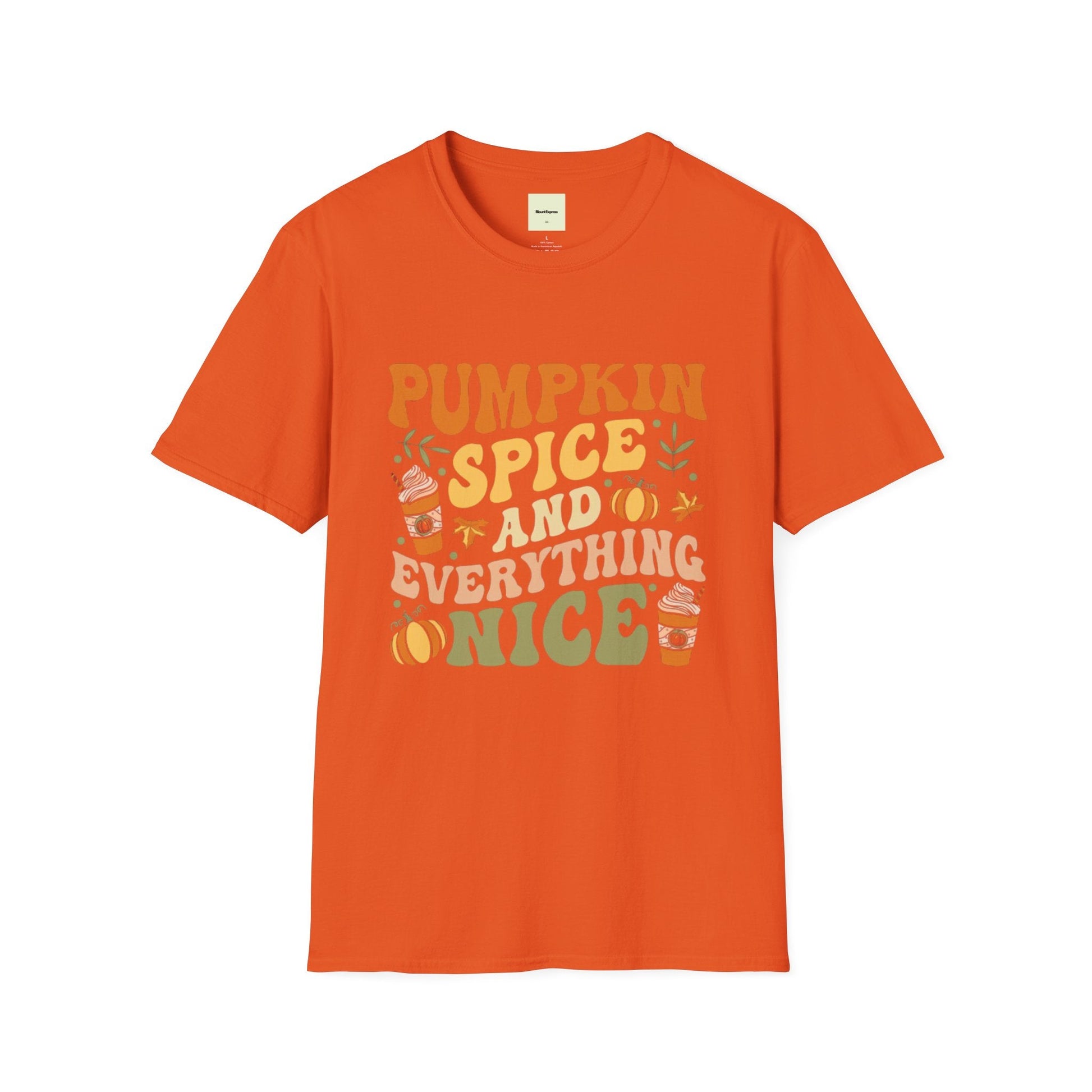 Pumpkin Spice & Everything Nice T-Shirt - Blount ExpressPumpkin Spice & Everything Nice T-ShirtT-ShirtPumpkin Spice & Everything Nice T-Shirt19342576419091709080