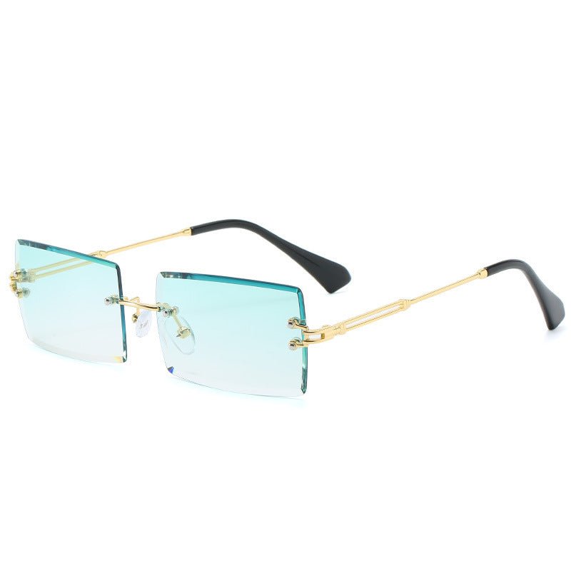 Rimless Rectangle Sunglasses Square Fashion Hip - hop Sunglasses Tide Ins Retro Street Beat Cut Edge Sunglasses - Blount ExpressRimless Rectangle Sunglasses Square Fashion Hip - hop Sunglasses Tide Ins Retro Street Beat Cut Edge Sunglasses0Rimless Rectangle Sunglasses Square Fashion Hip - hop Sunglasses Tide Ins Retro Street Beat Cut Edge SunglassesCJNSFSYJ00318 - Blue