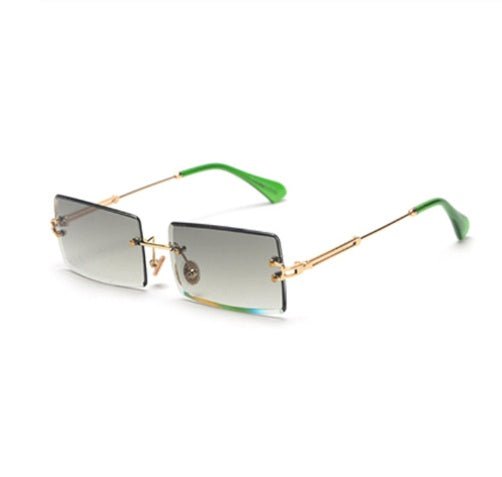 Rimless Rectangle Sunglasses Square Fashion Hip - hop Sunglasses Tide Ins Retro Street Beat Cut Edge Sunglasses - Blount ExpressRimless Rectangle Sunglasses Square Fashion Hip - hop Sunglasses Tide Ins Retro Street Beat Cut Edge Sunglasses0Rimless Rectangle Sunglasses Square Fashion Hip - hop Sunglasses Tide Ins Retro Street Beat Cut Edge SunglassesCJNSFSYJ00318 - Gradient green