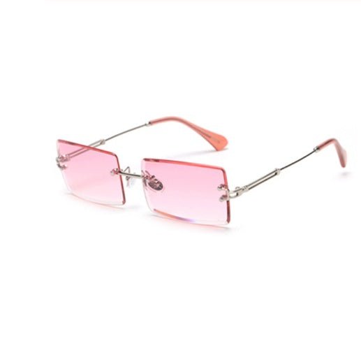 Rimless Rectangle Sunglasses Square Fashion Hip - hop Sunglasses Tide Ins Retro Street Beat Cut Edge Sunglasses - Blount ExpressRimless Rectangle Sunglasses Square Fashion Hip - hop Sunglasses Tide Ins Retro Street Beat Cut Edge Sunglasses0Rimless Rectangle Sunglasses Square Fashion Hip - hop Sunglasses Tide Ins Retro Street Beat Cut Edge SunglassesCJNSFSYJ00318 - Gradient powder