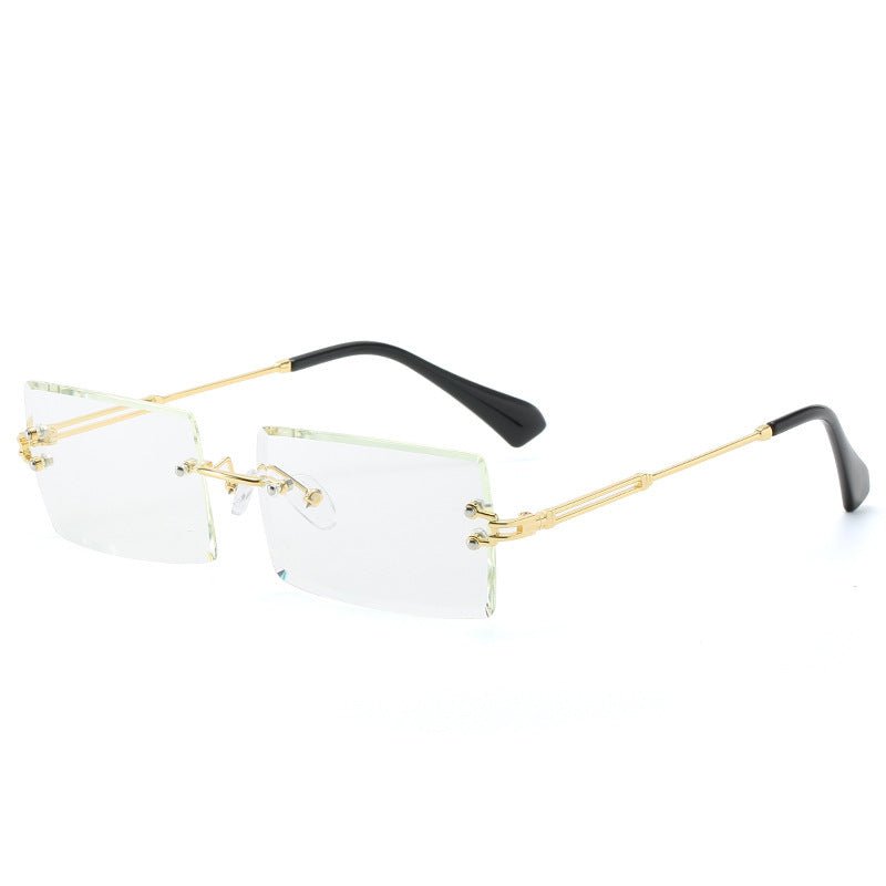 Rimless Rectangle Sunglasses Square Fashion Hip - hop Sunglasses Tide Ins Retro Street Beat Cut Edge Sunglasses - Blount ExpressRimless Rectangle Sunglasses Square Fashion Hip - hop Sunglasses Tide Ins Retro Street Beat Cut Edge Sunglasses0Rimless Rectangle Sunglasses Square Fashion Hip - hop Sunglasses Tide Ins Retro Street Beat Cut Edge SunglassesCJNSFSYJ00318 - Transparent